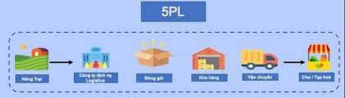 5PL Fifty Party Logistics) Cung cấp dịch vụ logistics bên thứ năm.
