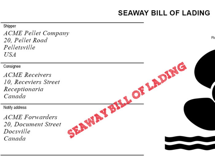 Nguồn gốc của seaway bill
